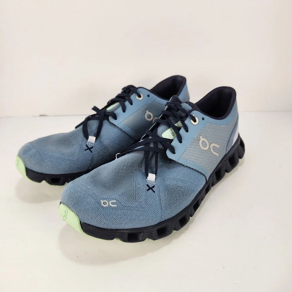 On Cloud X Women's Sporty Road Running Tennis Shoes Blue Size‎ W9